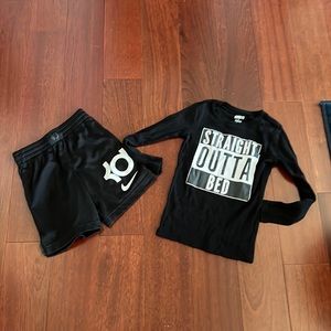 Boys 5/6 shorts and shirt bundle outfit